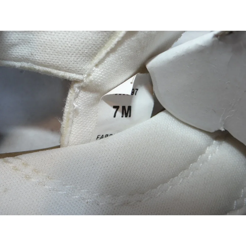 Classique Sport‎ Women's White Strappy Wedge Sandals Size 7M